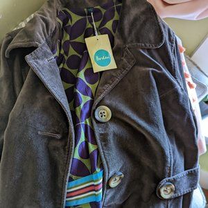 Boden velvet coat size 14